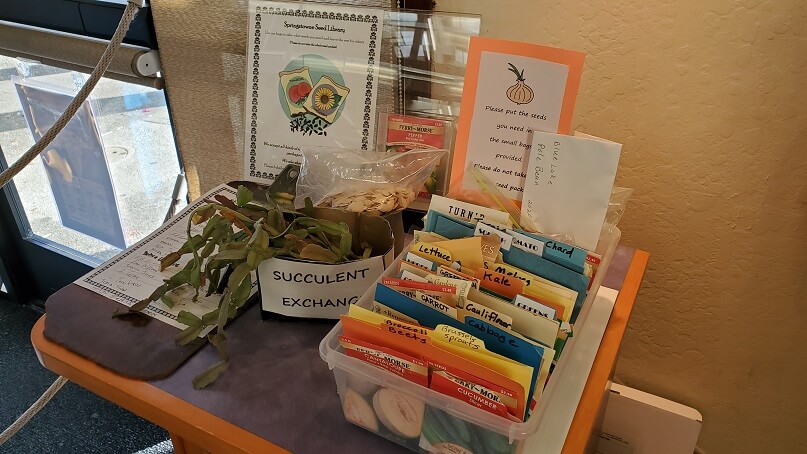 Seed Exchange at the Vallejo Springstowne Library