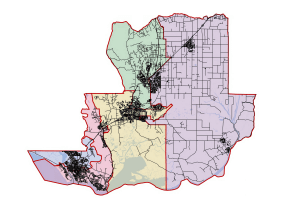 Redistricting map courtesy of Solano County