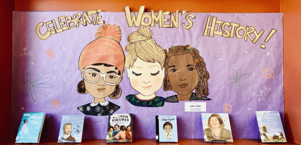 Women's History Month Display at the Fairfield Cordelia Library