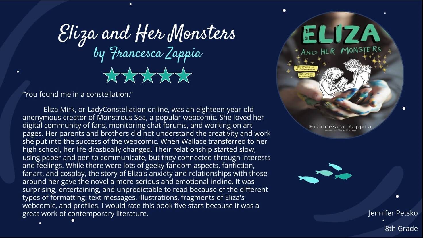 Eliza and Her Monsters, Solano County Library Teen Book Review