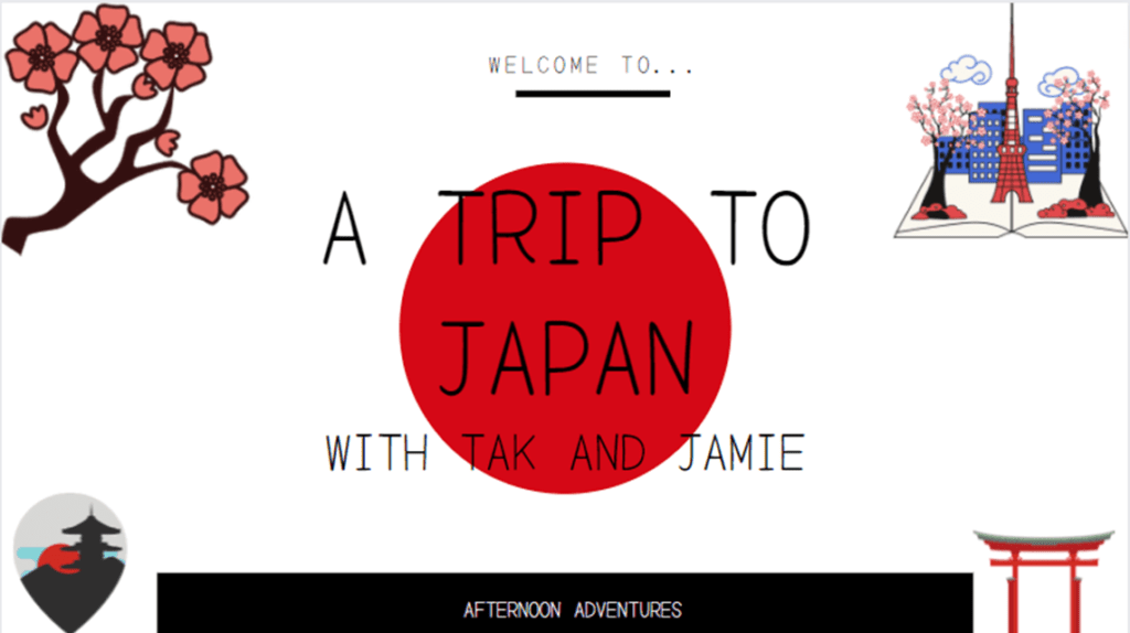 Afternoon Adventures: A trip to Japan with Tak and Jamie at the Fairfield Civic Center Library