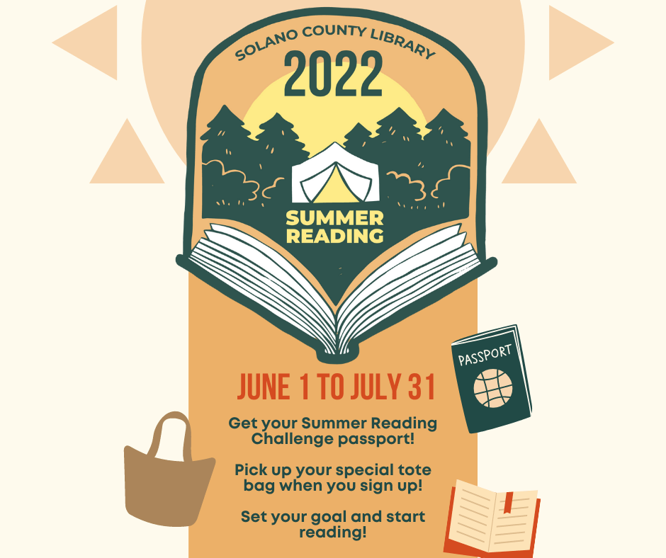 Summer Reading Challenge is here! June 1 - July 31, 2022