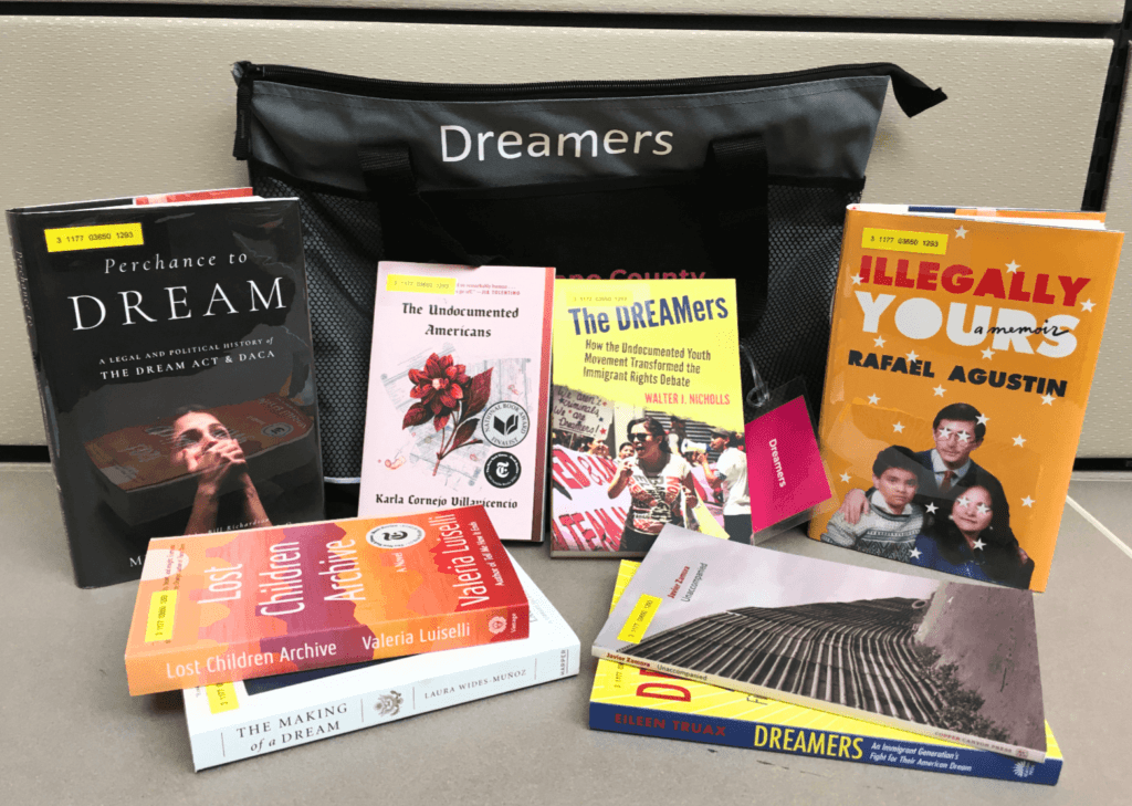 Borrow the Dreamers social justice book kit with your Solano County Library card!