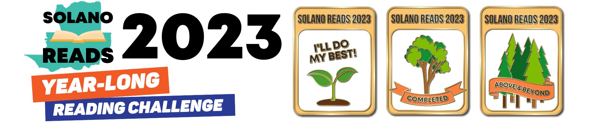 Join our 2023 Year-Long reading challenge for all ages, Solano Reads!